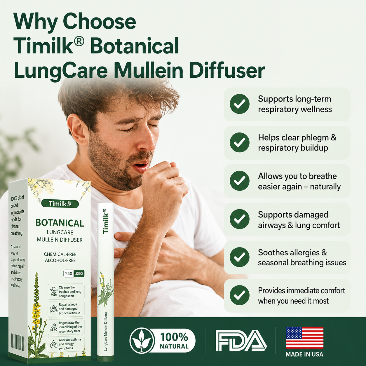 LungCare® Botanical Mullein Diffuser